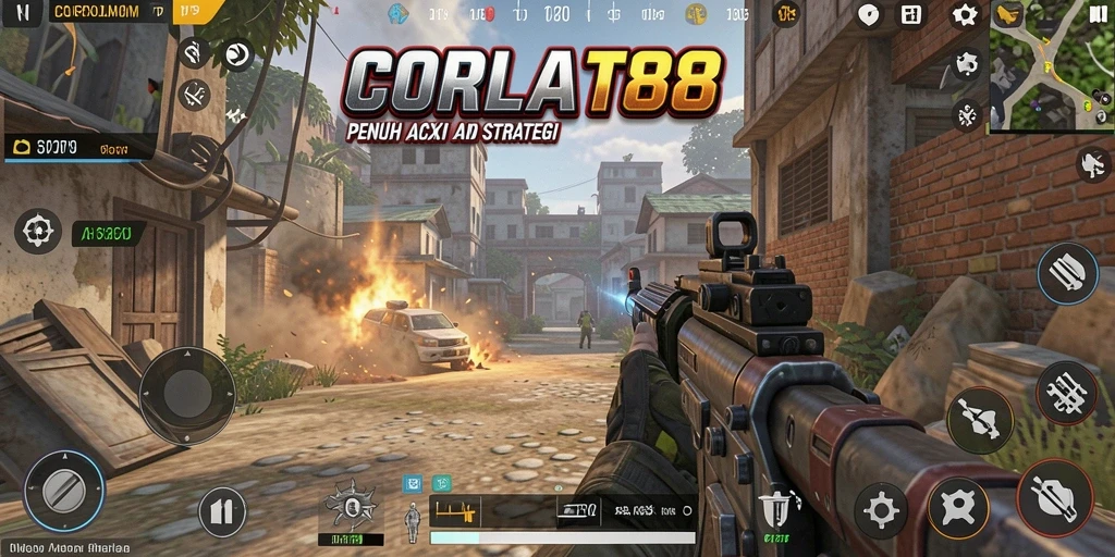 Tampilan gameplay menegangkan dari CORLA188 dengan aksi tak terlupakan.