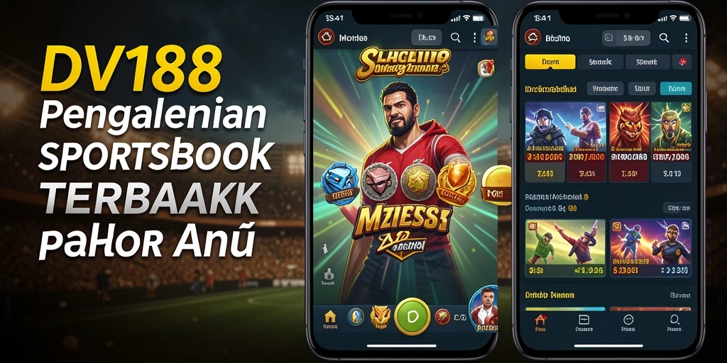 Tampilan menarik dari antarmuka Sportsbook DV188 yang memudahkan taruhan.