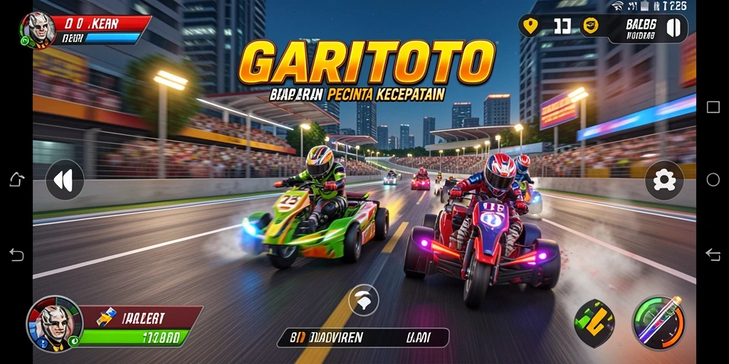 Gameplay balap intens dan grafis menakjubkan di GARITOTO.