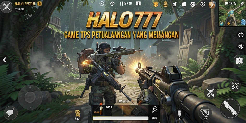 Gameplay HALO777 dengan aksi tembak-menembak yang seru.