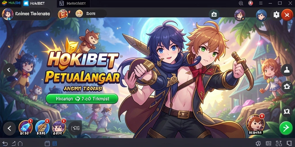 Screenshot utama HOKIBET menampilkan aksi seru di dunia Anime.