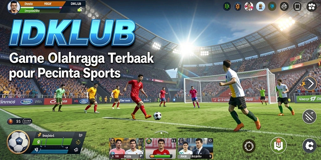 Screenshot gameplay IDKLUB yang menampilkan aksi seru dalam olahraga.