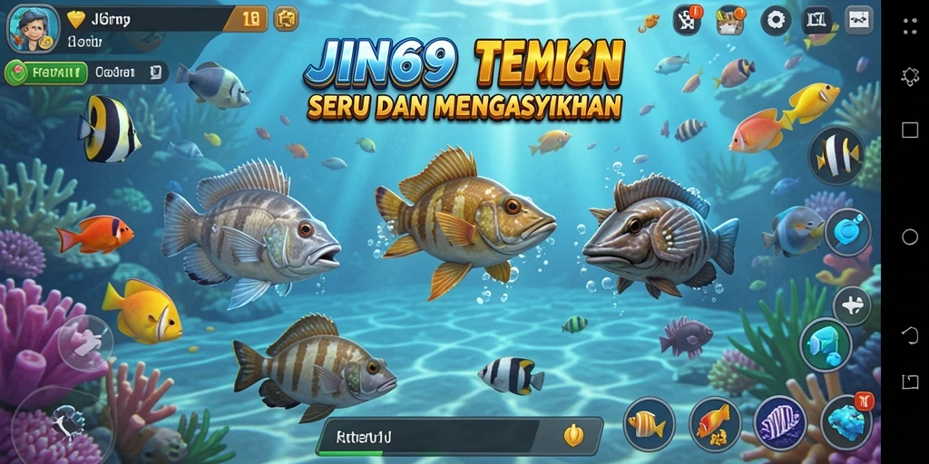 Screenshot gameplay Tembak Ikan yang menarik dan seru di JIN69.