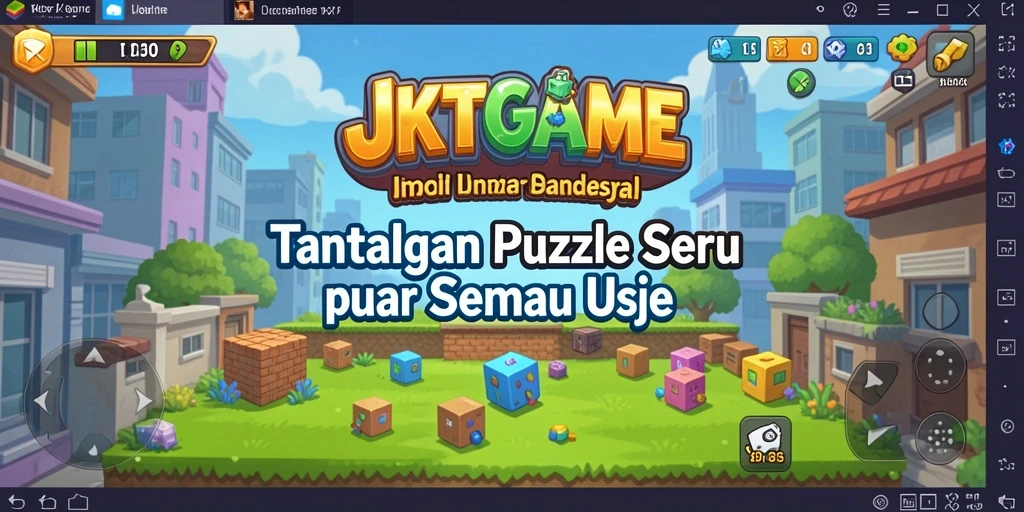 Tampilan gameplay JKTGAME yang menarik dan berwarna-warni.