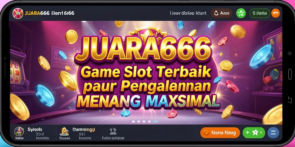 Screenshot gameplay JUARA666 yang menampilkan mesin slot yang menarik.