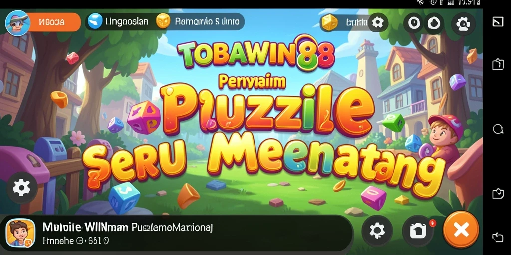 Tampilan gameplay seru dari TOBAWIN88 dengan berbagai teka-teki menantang.