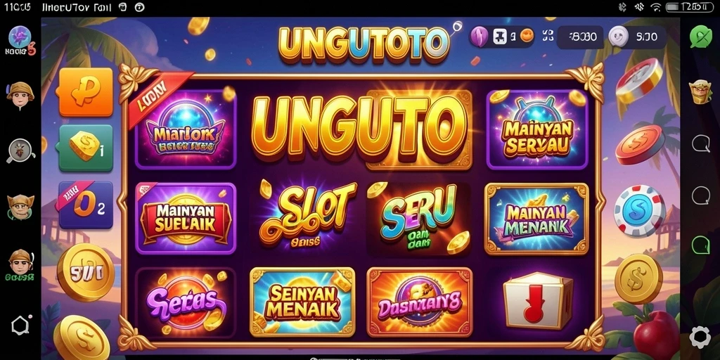 Gameplay seru dan mengasyikkan dari UNGUTOTO yang memikat pemain.