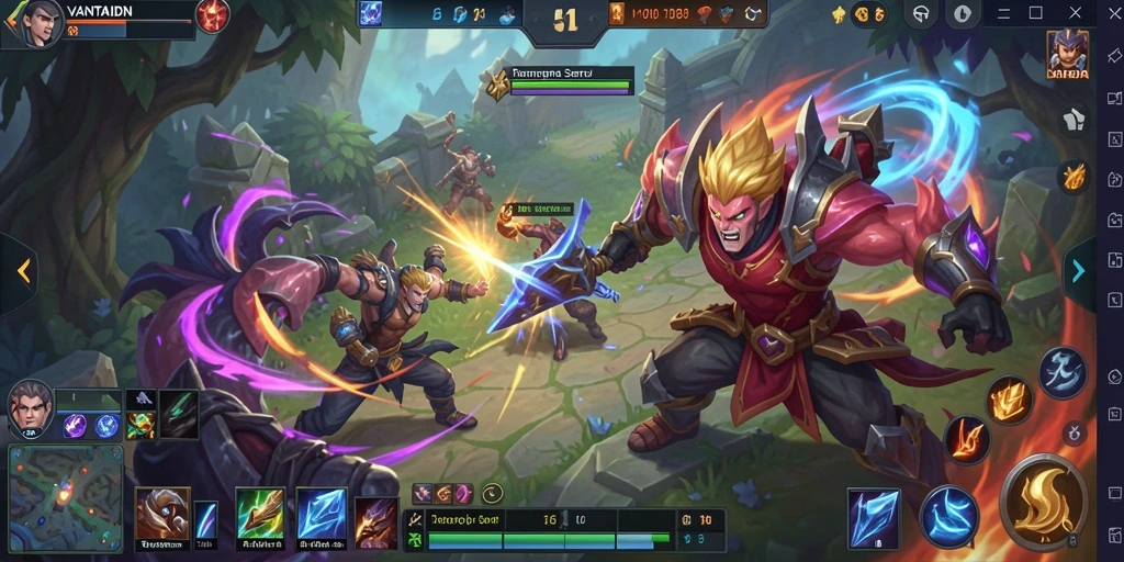 Tampilan gameplay VANTAIDN yang mendebarkan dan penuh aksi.